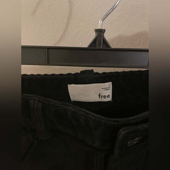 Wilfred free black corduroy Aaliyah Skirt - Picture 4 of 4
